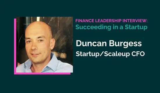 Finance Leadership Interview: Duncan Burgess